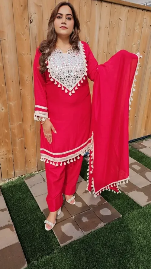 Farshi Salwar Suit With Dupatta