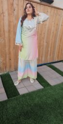 Ombre Crepe Cord Set