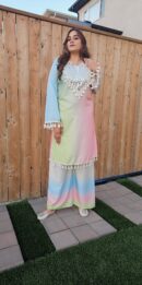 Ombre Crepe Cord Set