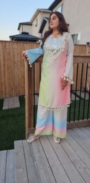 Ombre Crepe Cord Set