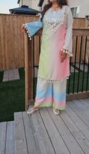 Ombre Crepe Cord Set