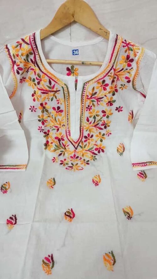 Lucknavi Multi-Thread Short Kurtis