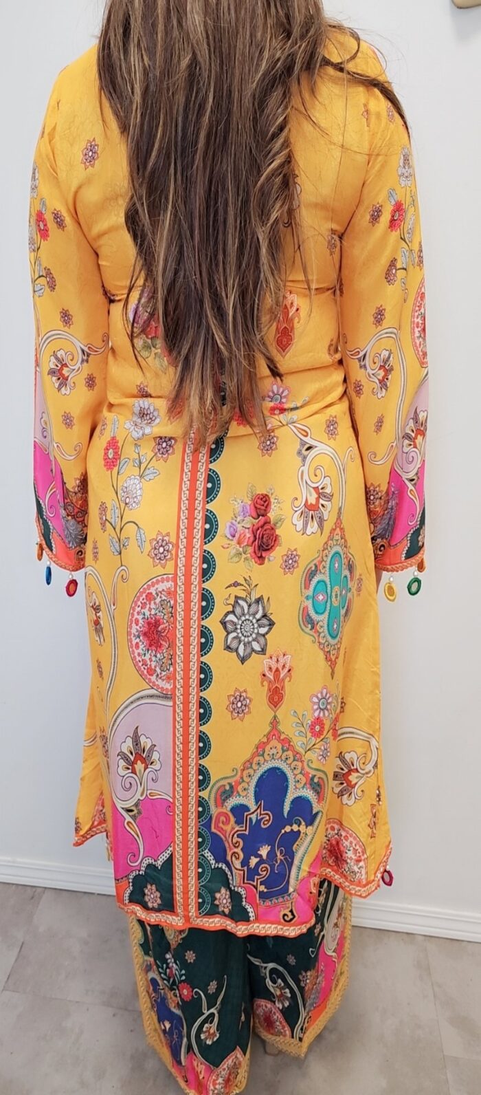 Maharani vol. 2 yellow partywear coord set - Image 2