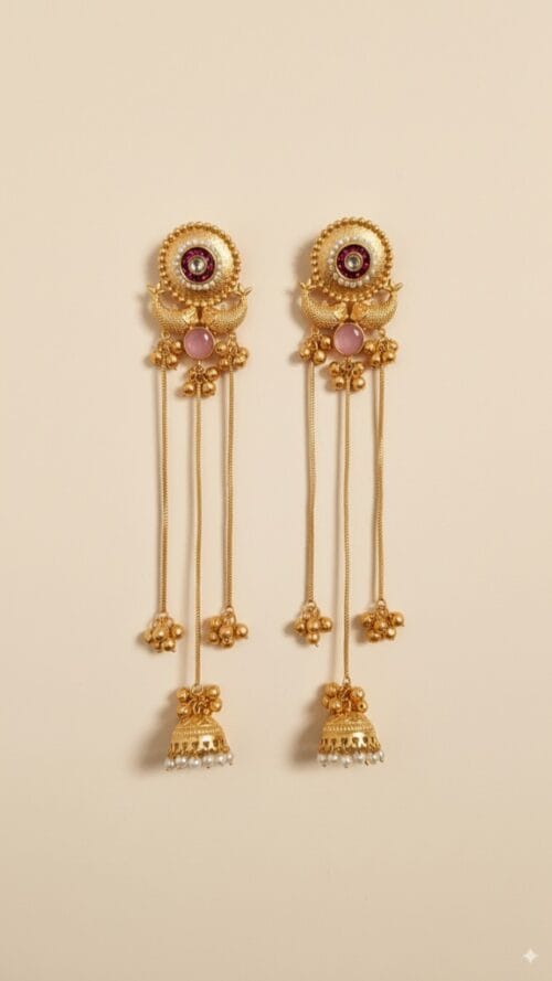 Kashmiri Enamel Stud Earrings