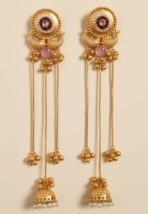 Kashmiri Enamel Stud Earrings