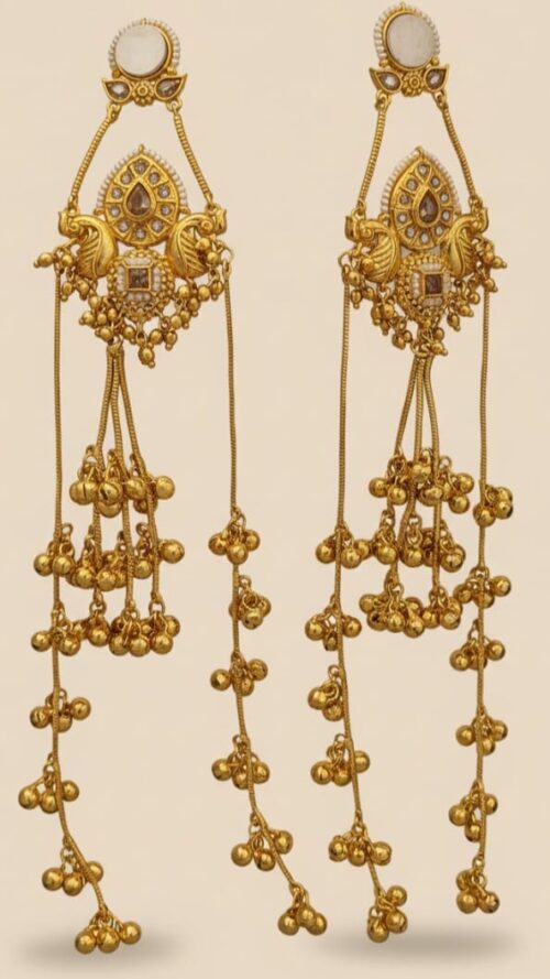 Kashmiri Gold Plated Earrings