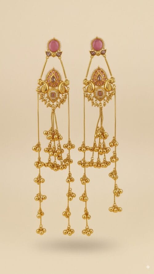 Kashmiri Thread Work Earrings