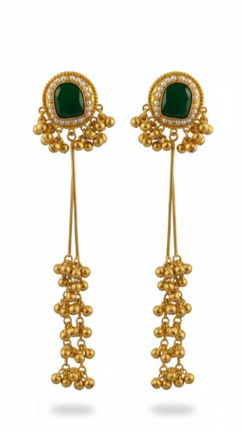 Kashmiri Floral Stud Earrings