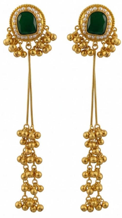 Kashmiri Floral Stud Earrings