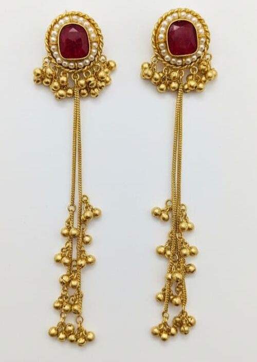 Kashmiri Hand Painted Earrings