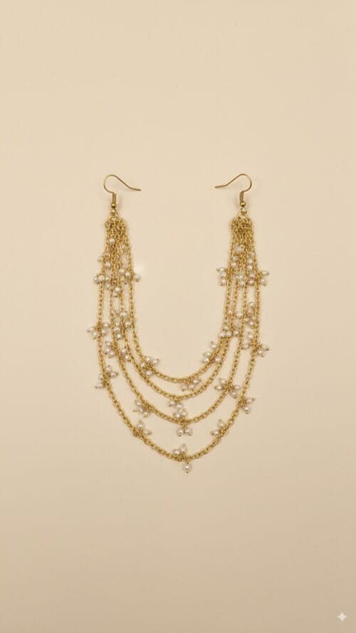 Kashmiri Oxidized Jhumka Earrings