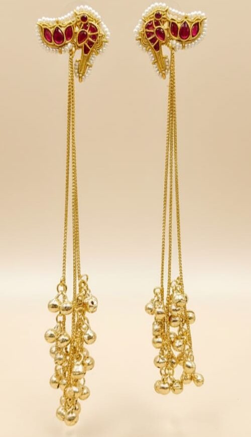 Kashmiri Pearl Stud Earrings