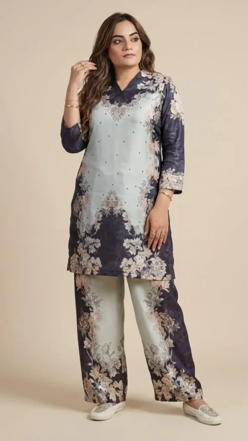 Pure Muslin Turkish Cord Set